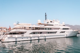 a large white yacht