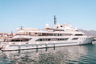 a large white yacht
