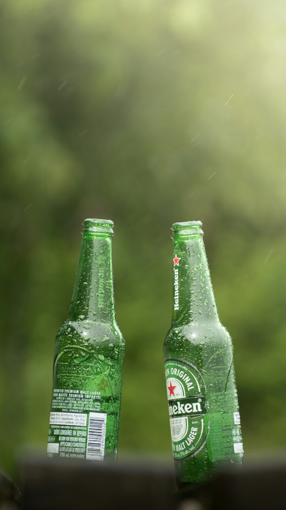 a couple of green bottles