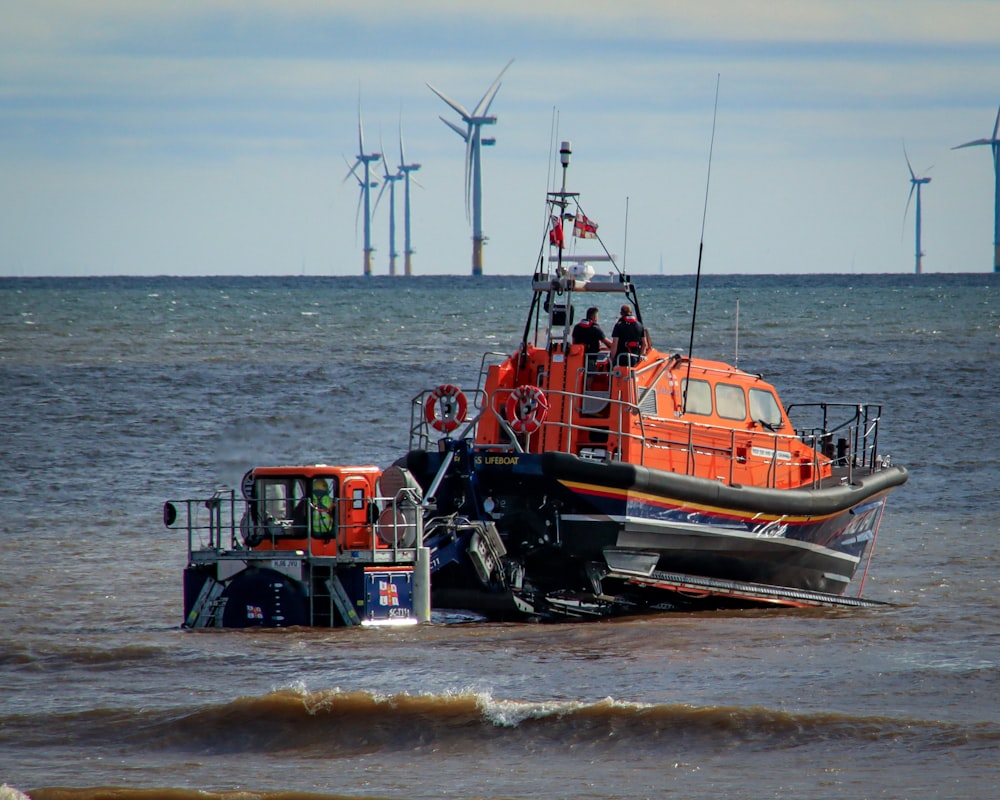 a boat in the water