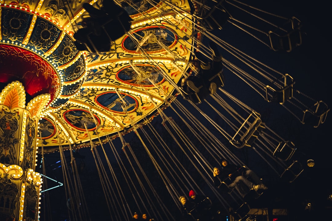 a large colorful ceiling,