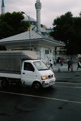 Commercial vehicle on light truck tires in lagos nigeria