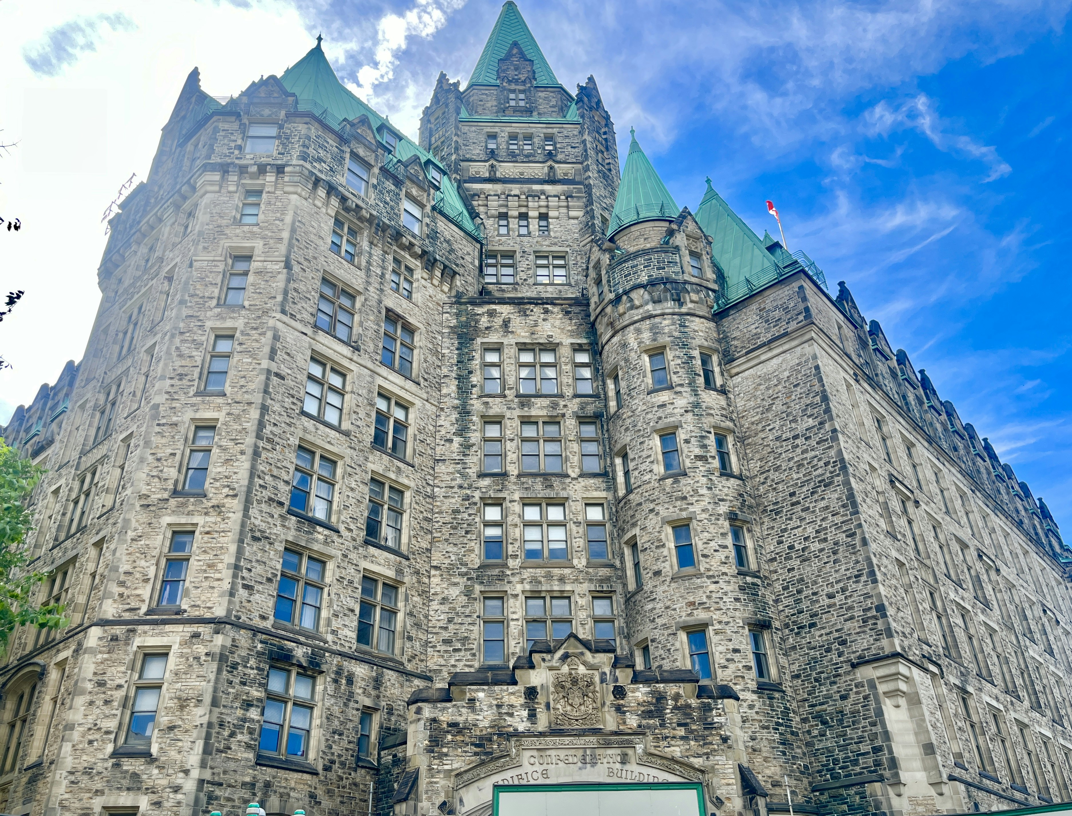 a large stone building