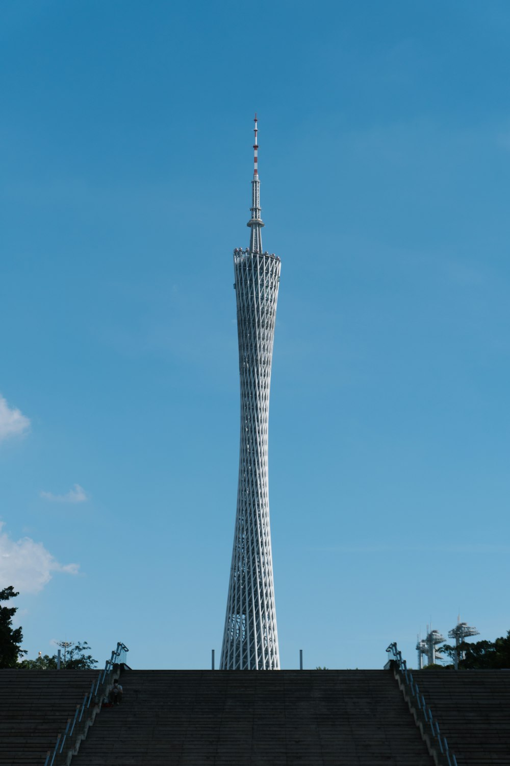 a tall tower with a pointed top