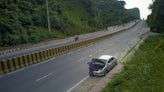 a car on the road