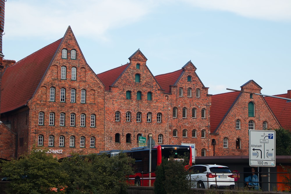 a large brick building