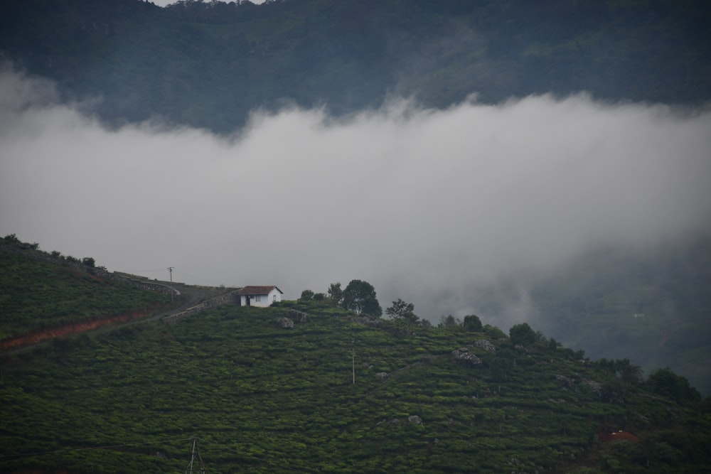 a house on a hill