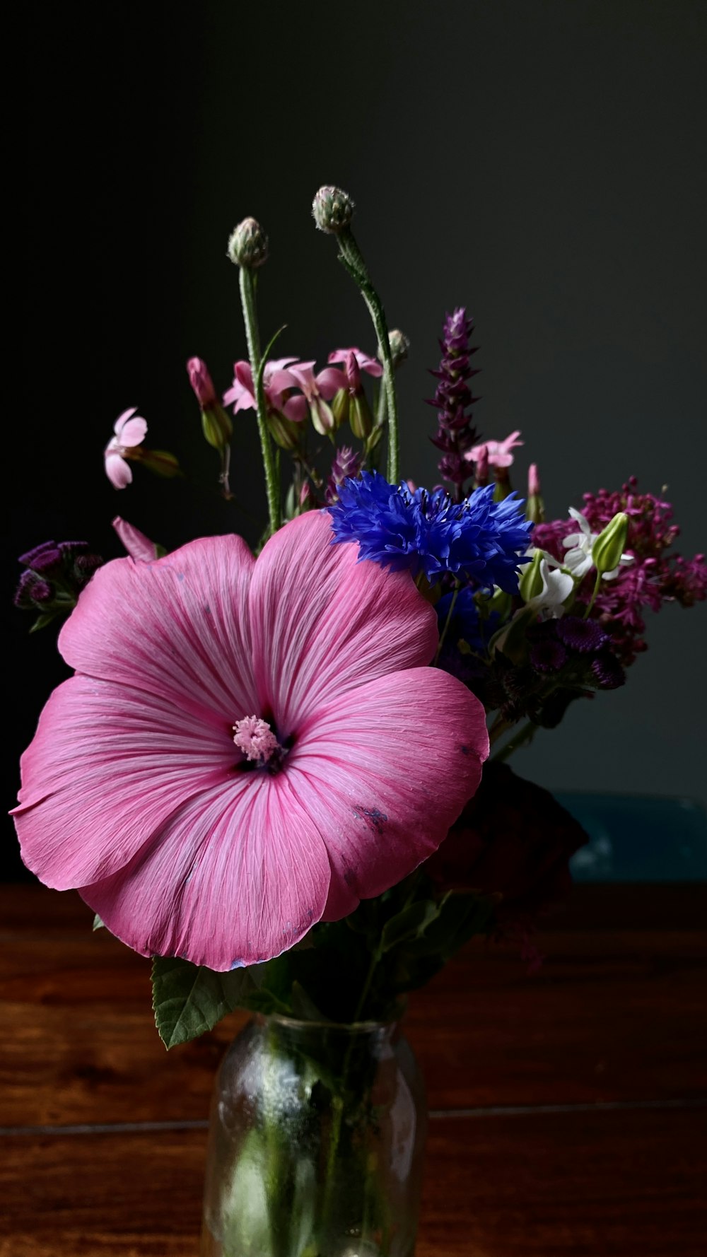 a vase of flowers