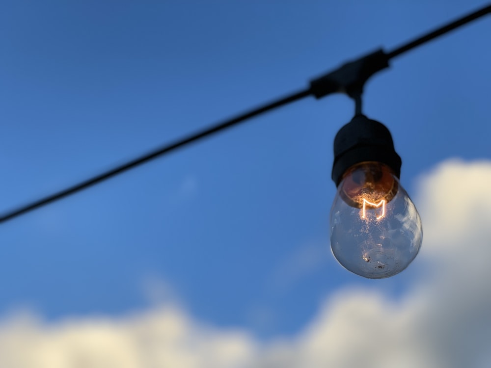 a light bulb from a wire