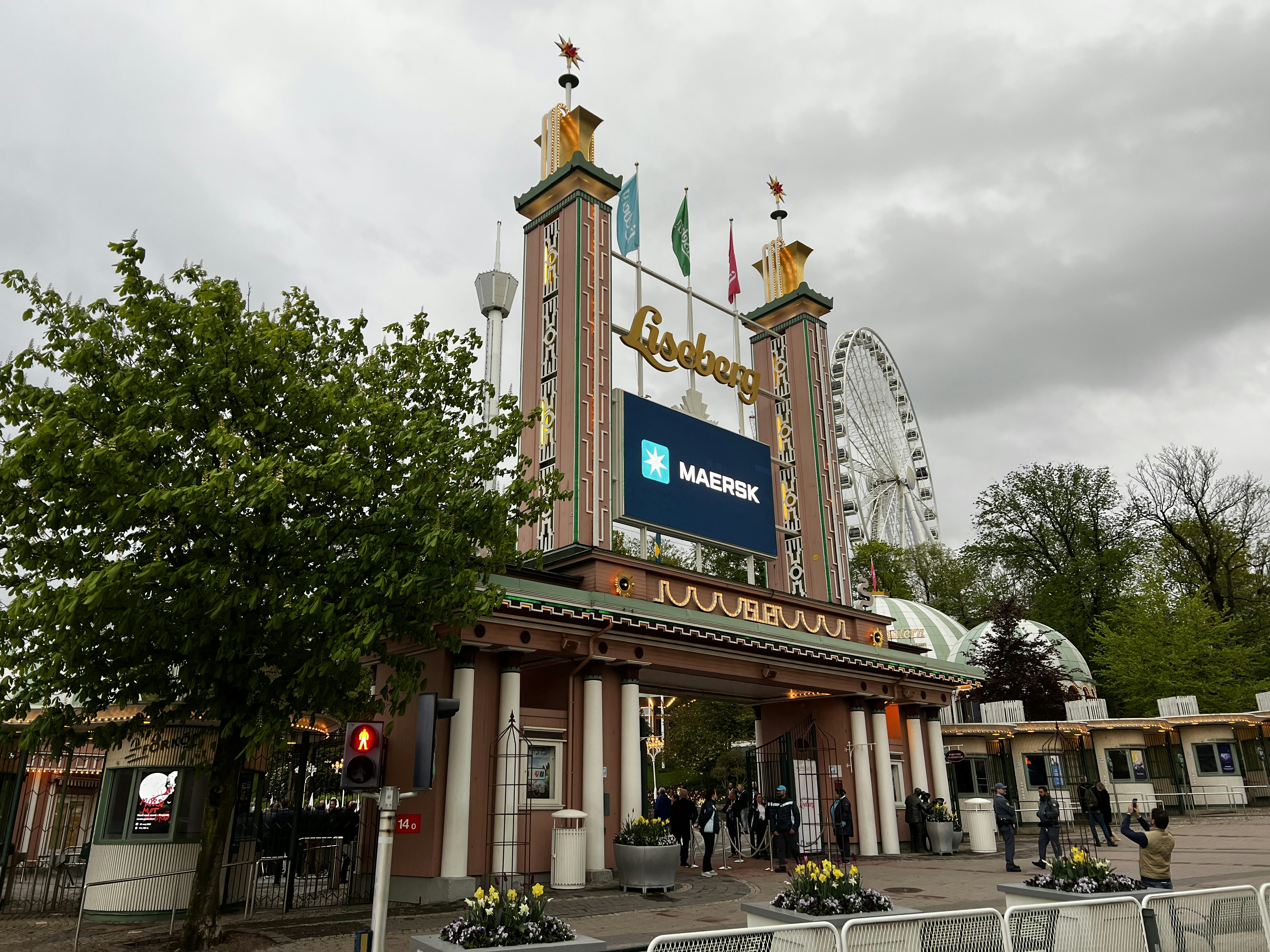 a large building with a clock tower