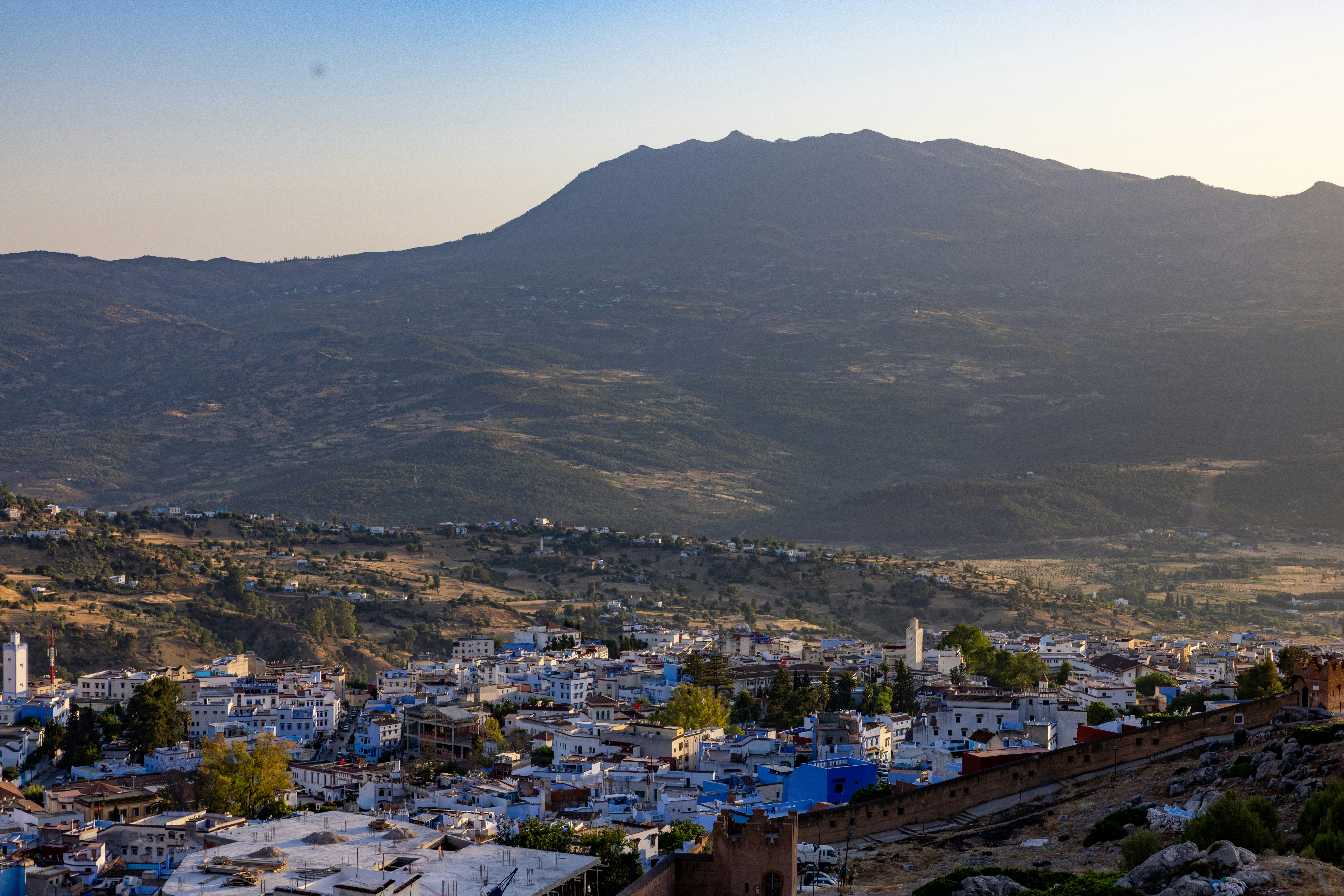 A city in the mountains