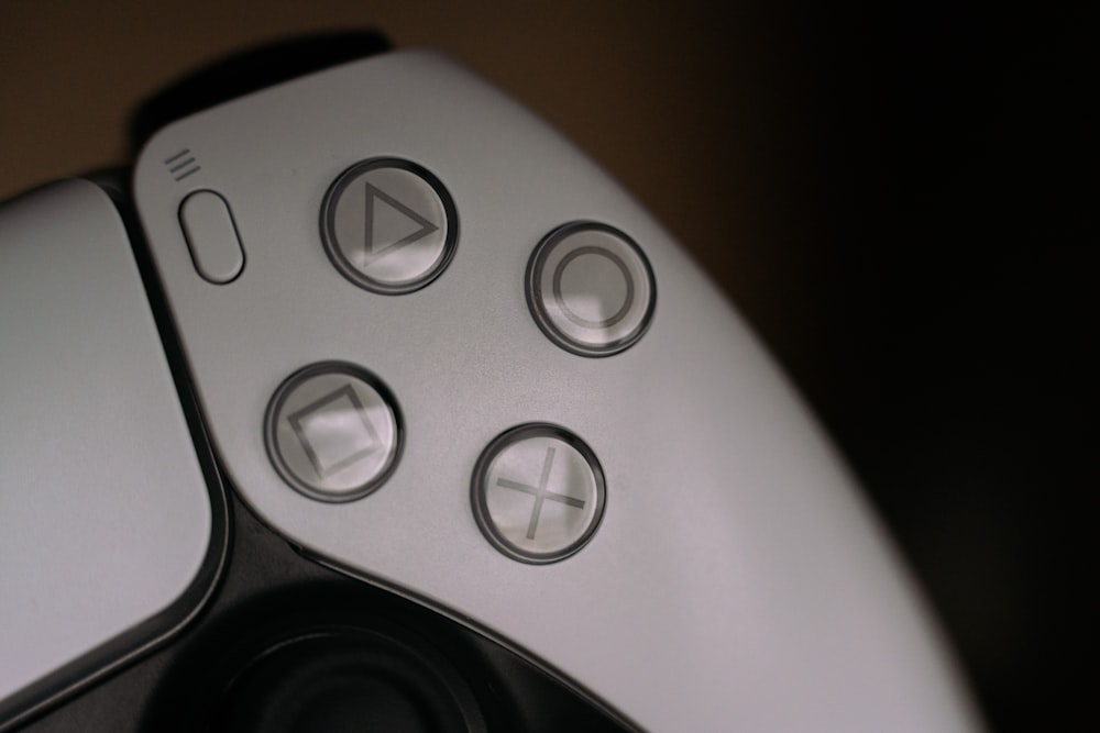 a close up of a controller