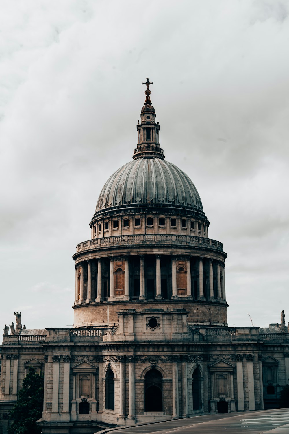 a large building with a domed roof