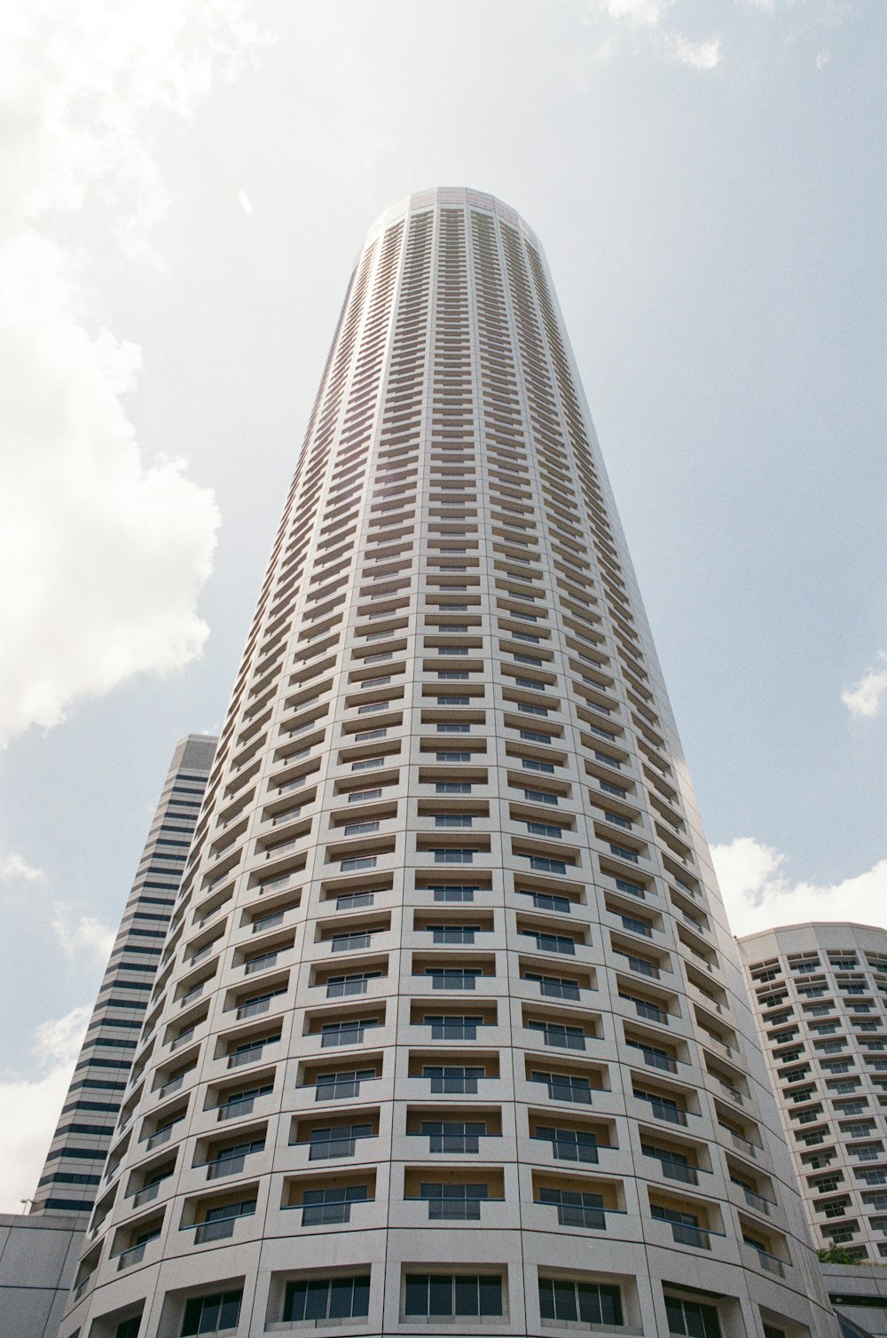 a tall building with many windows