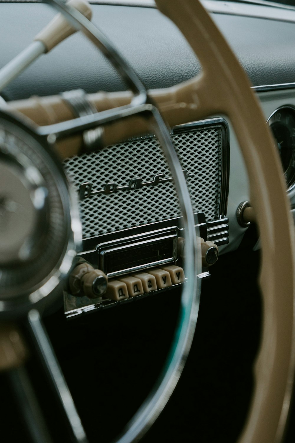 a close up of a car's engine