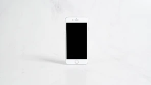 a white cell phone