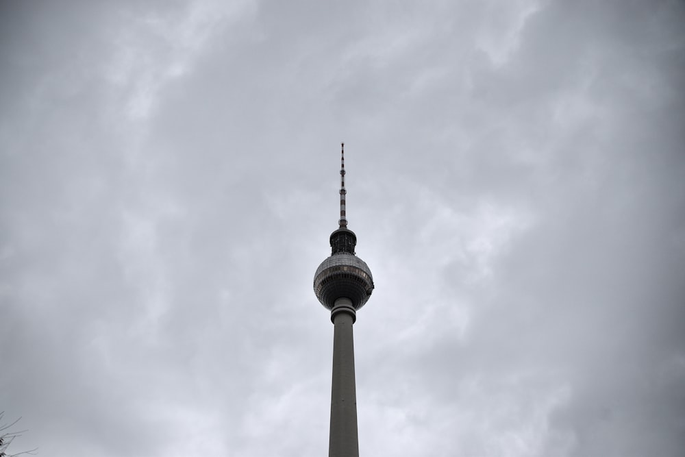 a tall tower with a pointy top