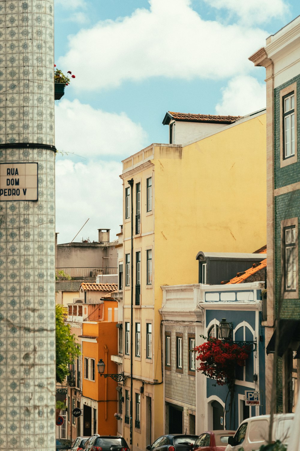 a street with buildings on both sides