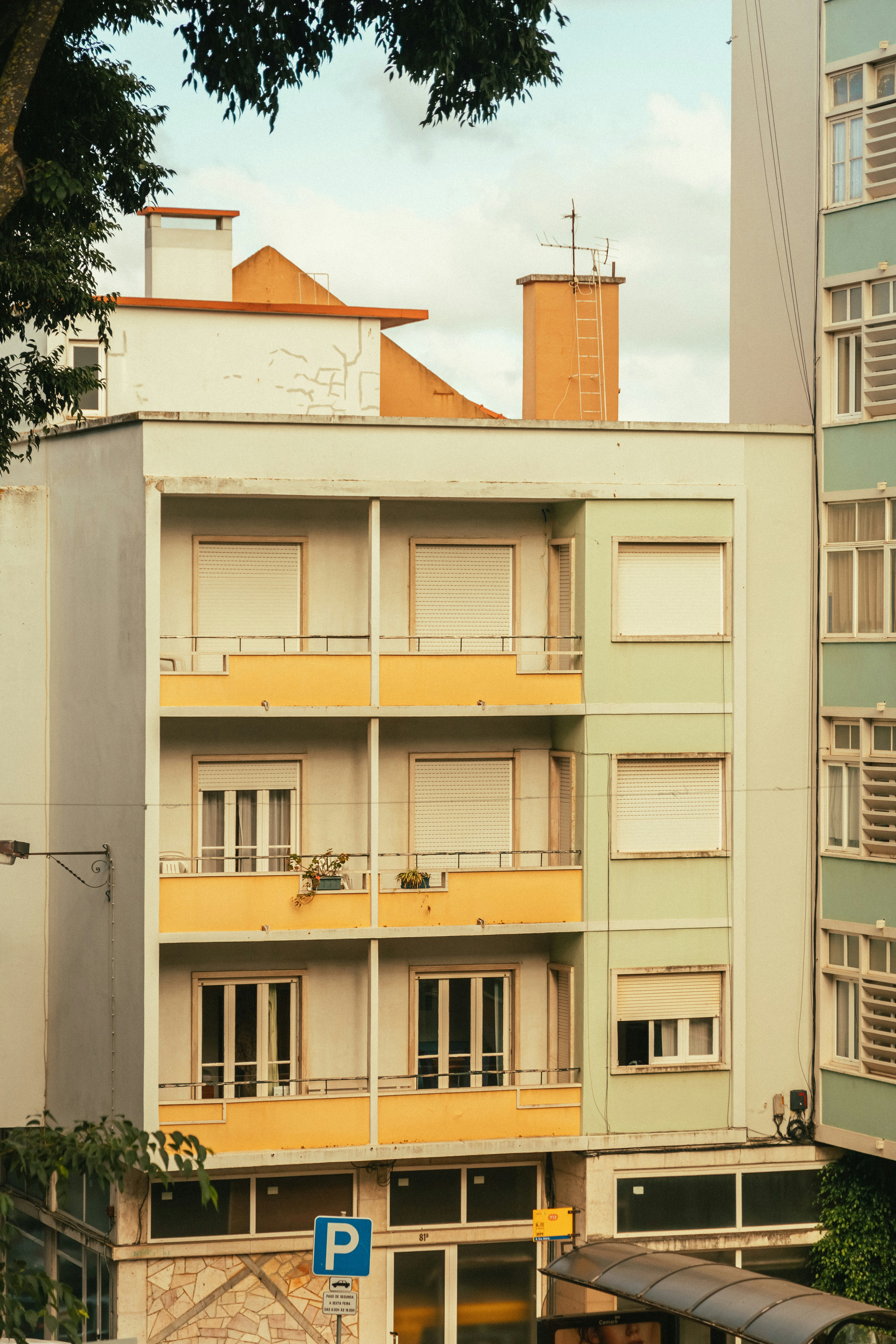 a house with trees in the background