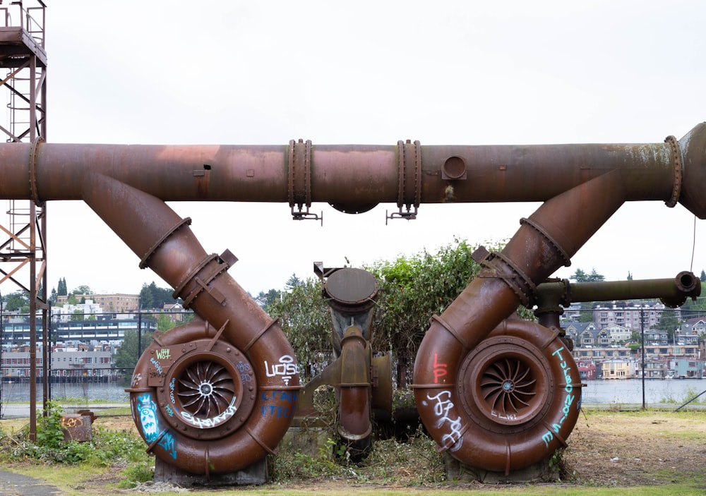 a cannon on display