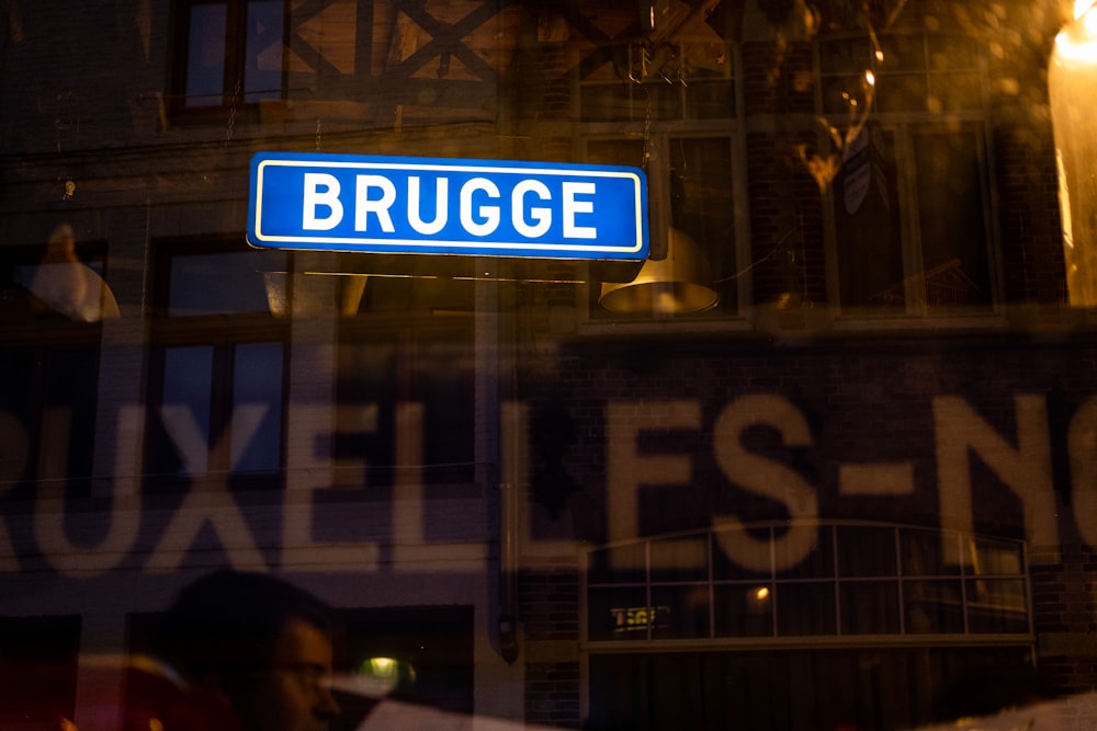 a street sign on a building