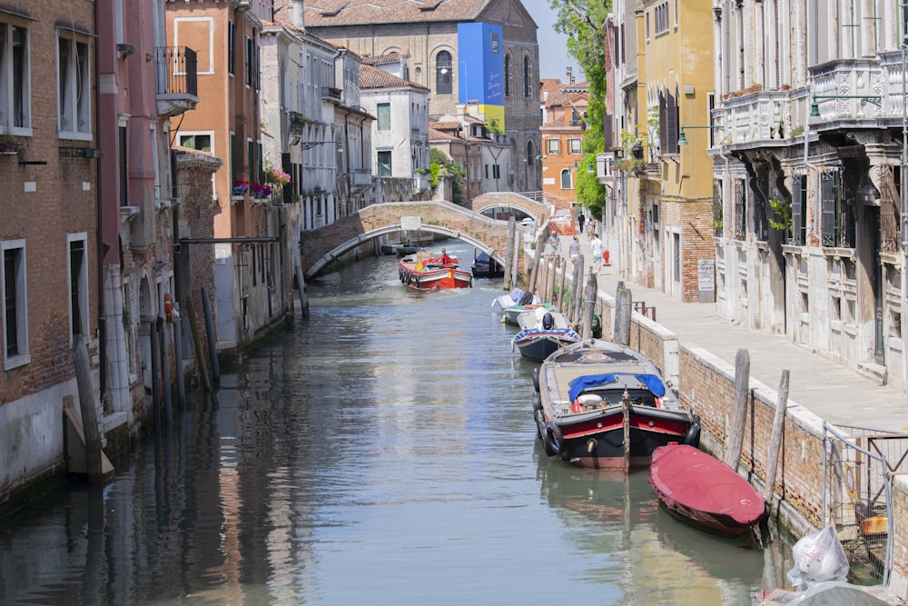 boats in a canal