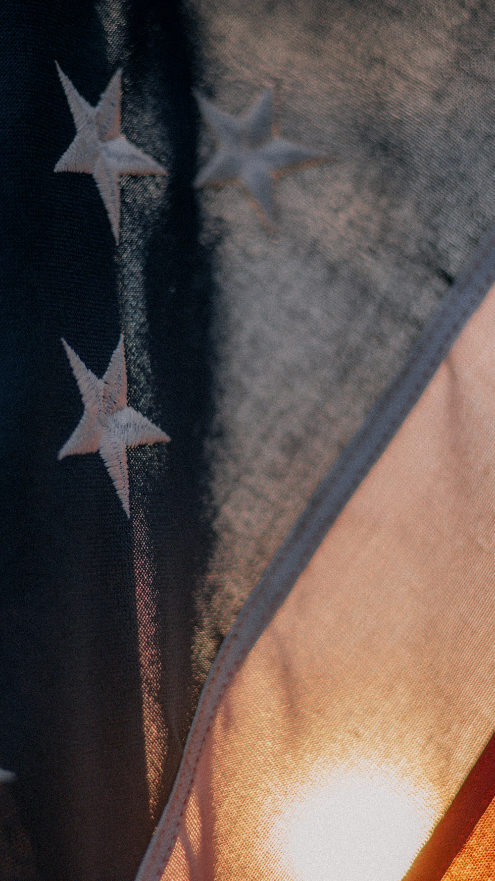 a black and white fabric with a star on it