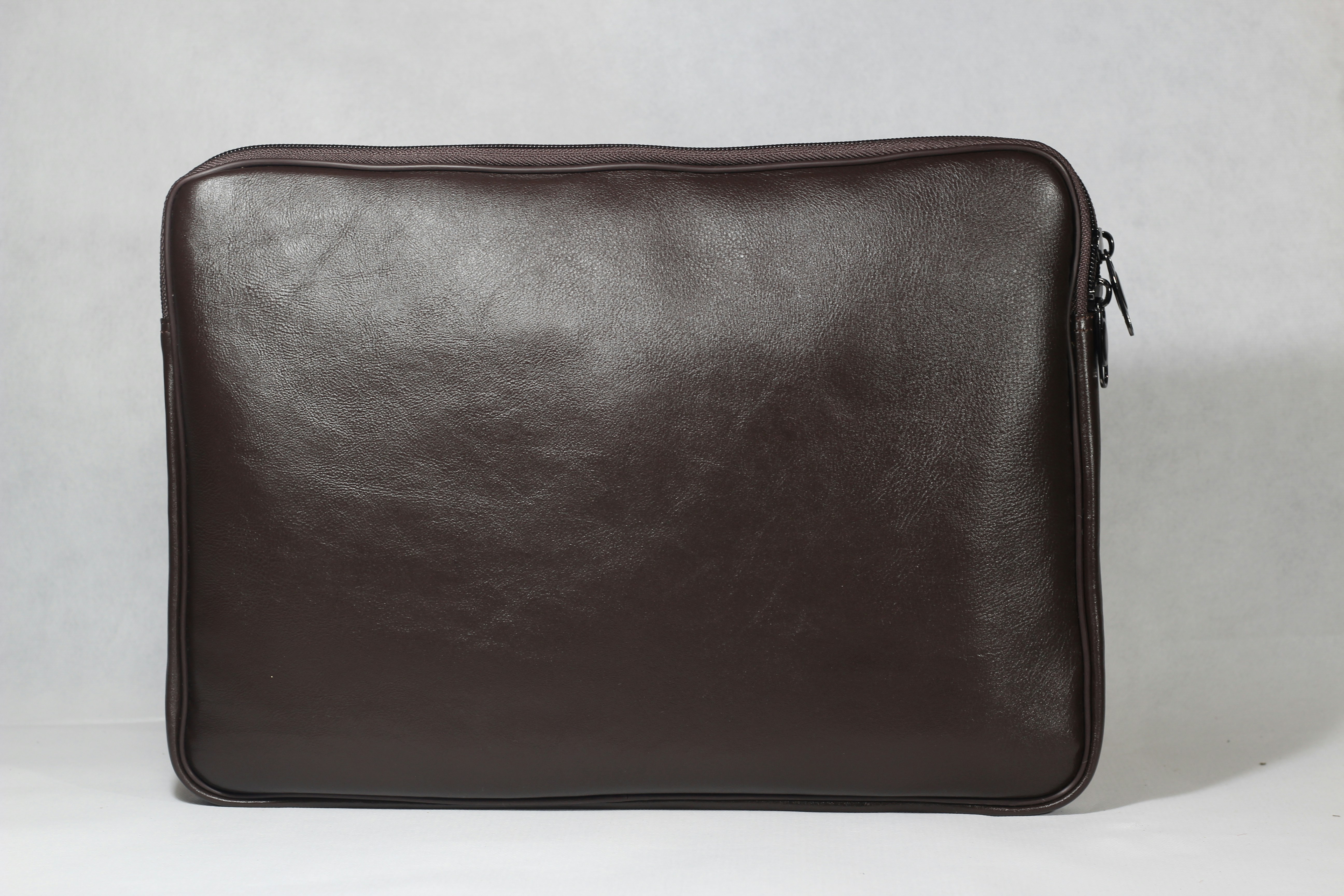 a black leather case