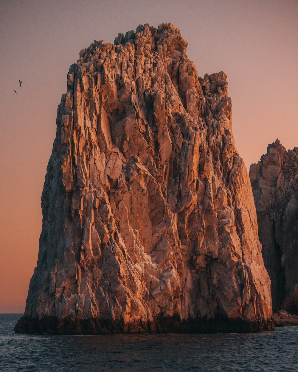 a large rock formation