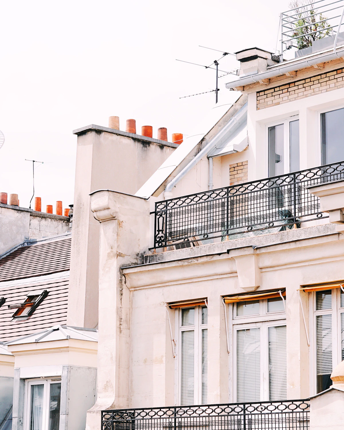 Travaux extérieurs sur maison parisienne