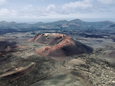 a large rocky landscape