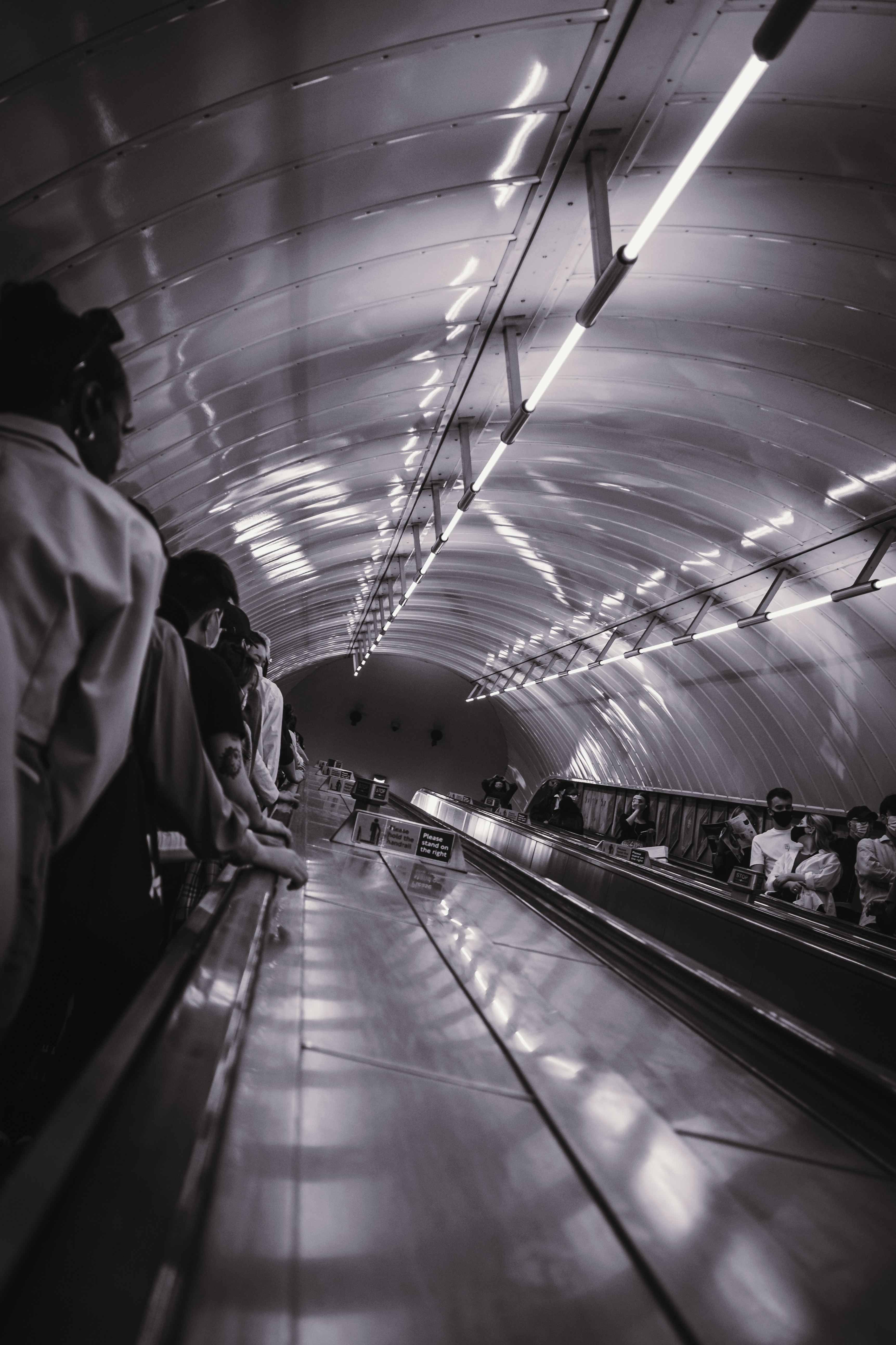 people on a train platform
