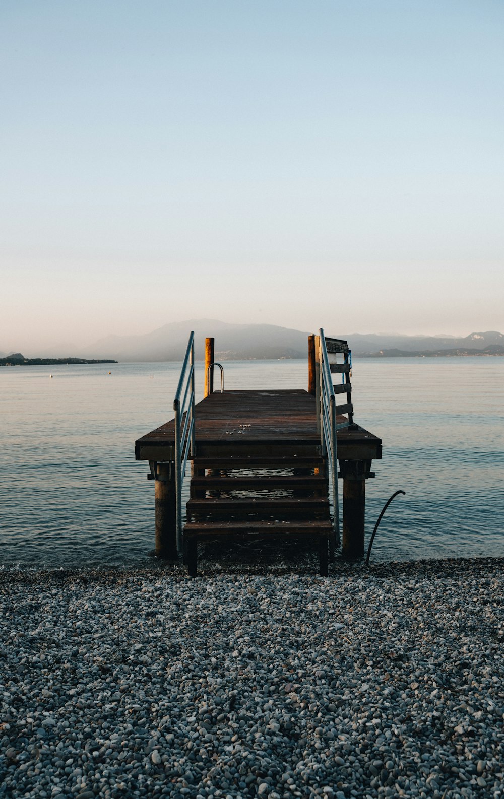 a dock on a body of water