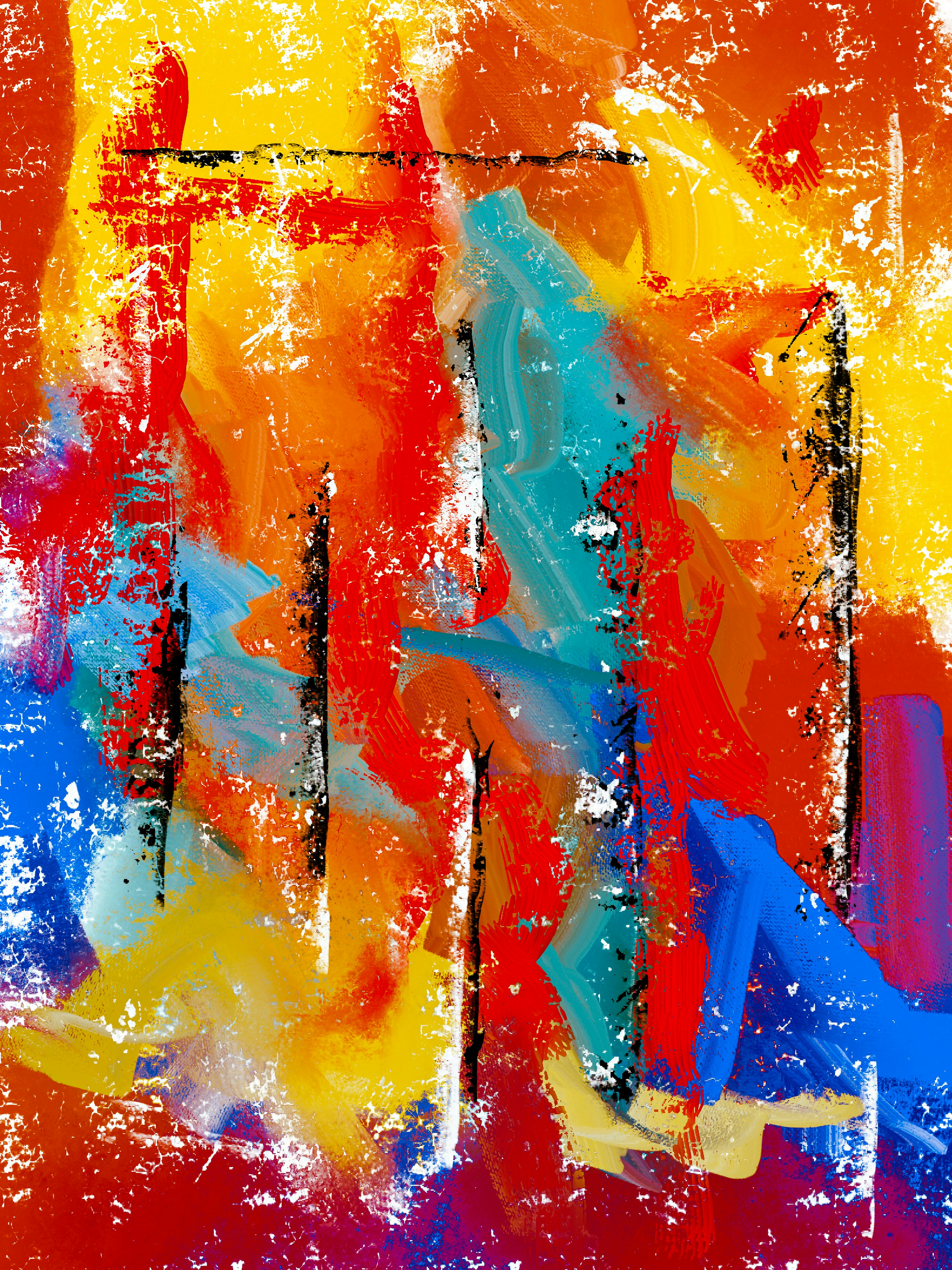 a close-up of some paint