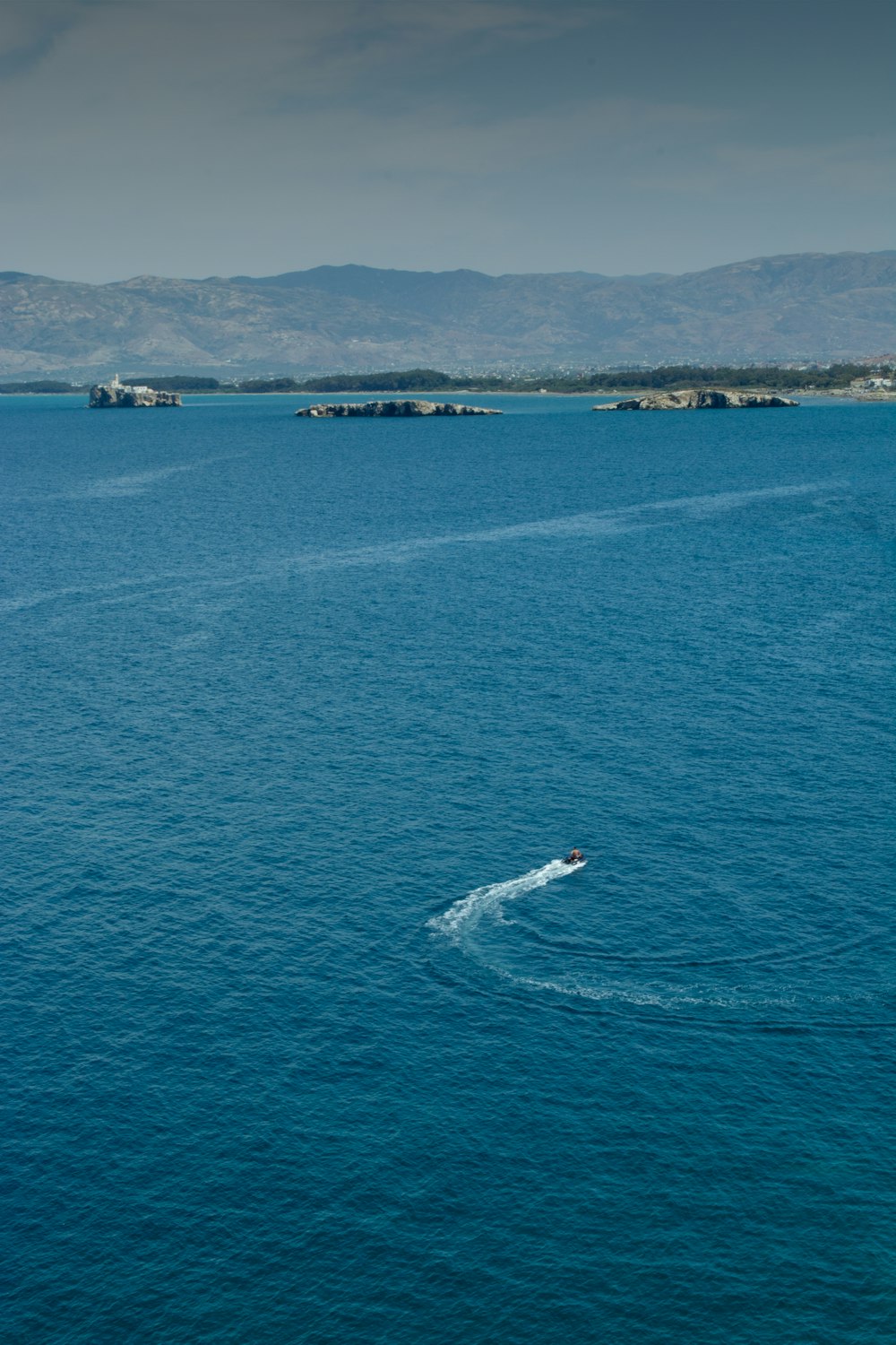 a boat in the water