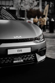 the front of a car