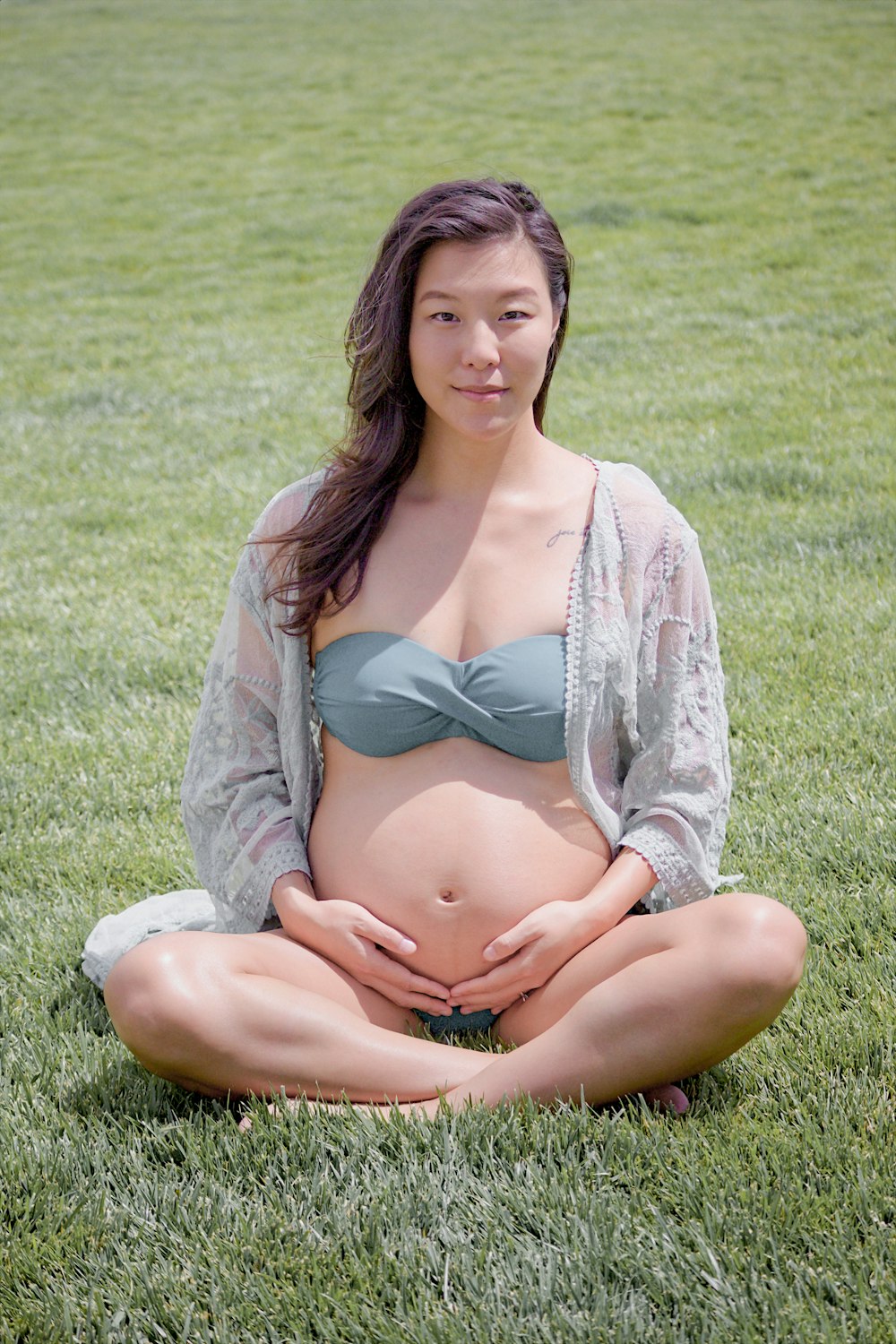 a person holding a baby