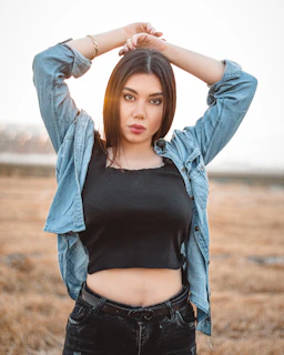 a person posing for a picture