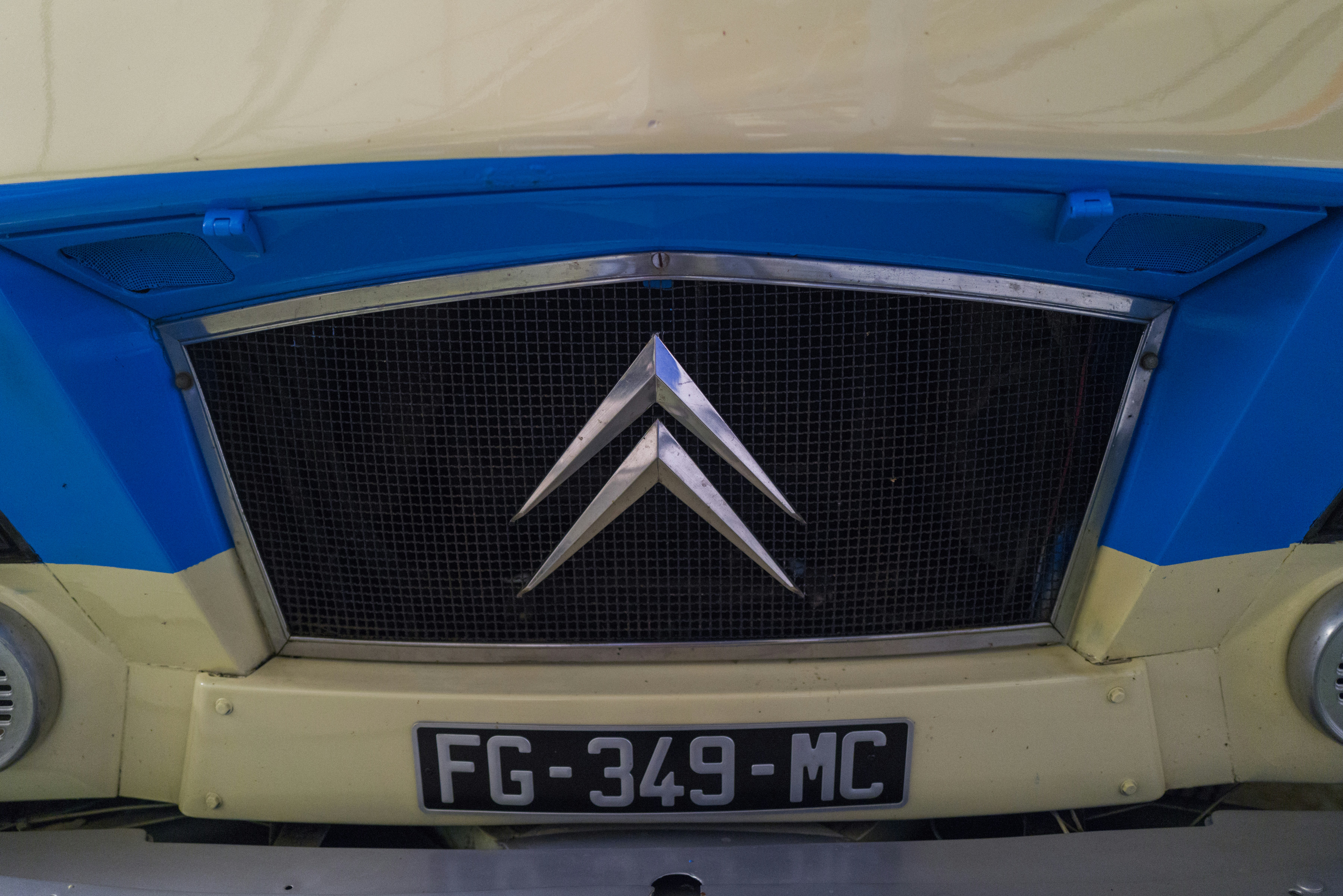 the front of a car