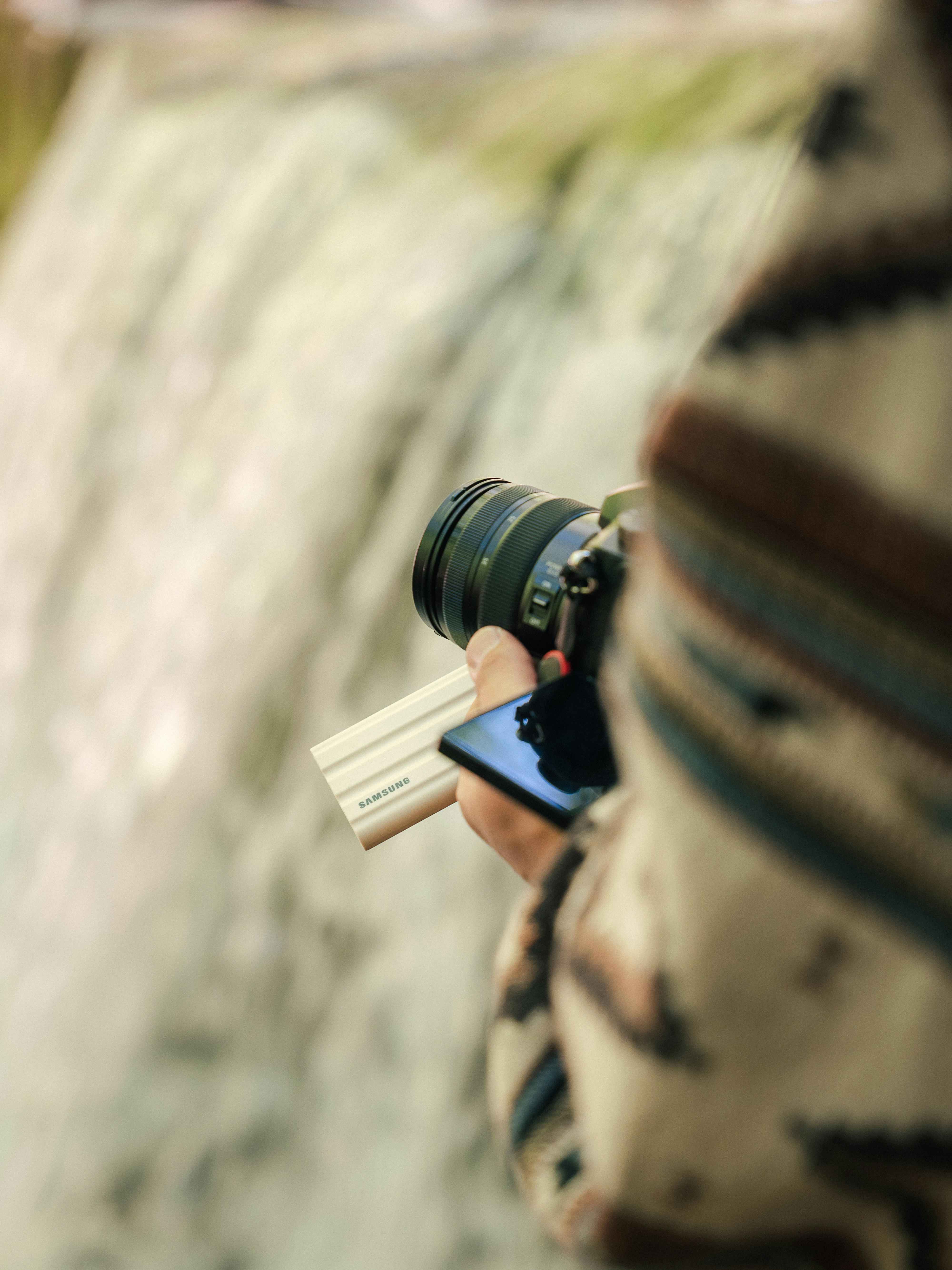 a person wearing a gas mask