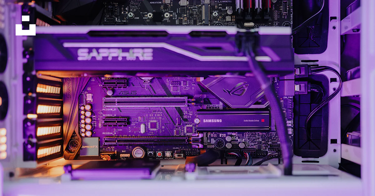 Purple Computer System A computer with a purple screen photo – Free Computer Image on Unsplash