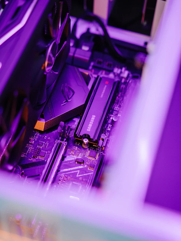 a close-up of a computer