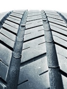 A close-up of tire tread patterns.