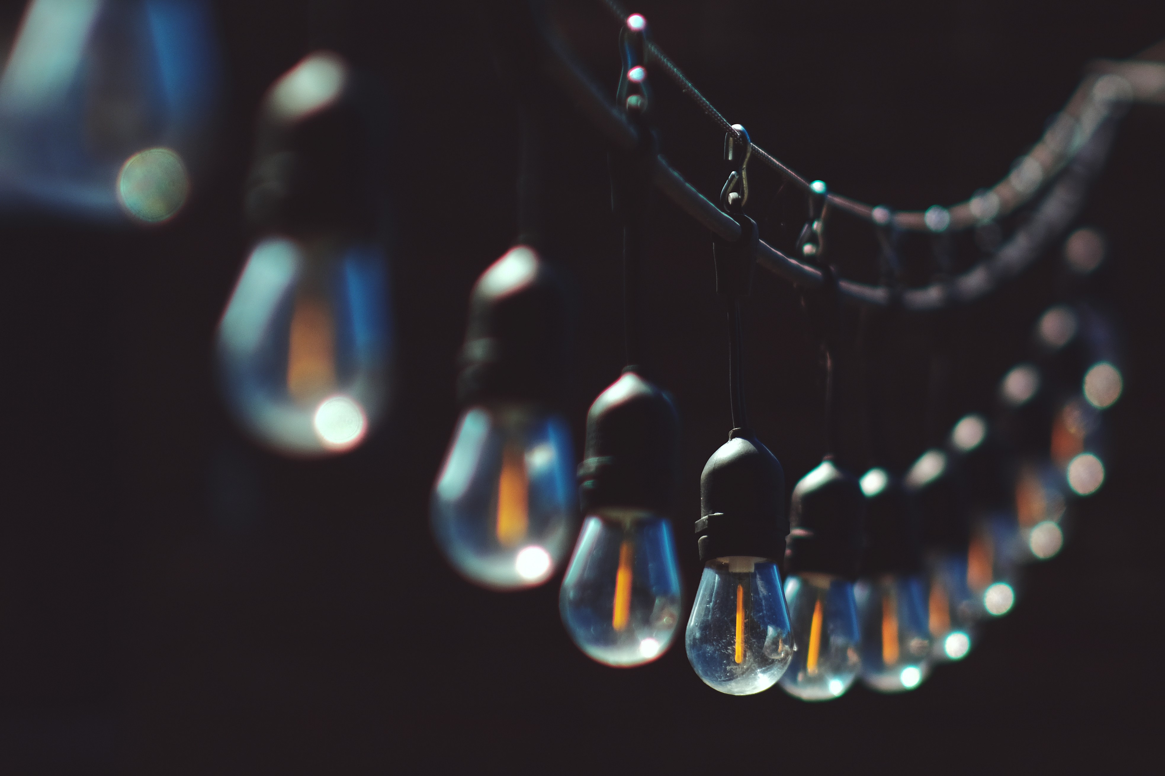 a close-up of water drops