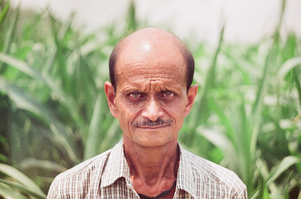 a man smiling for the camera