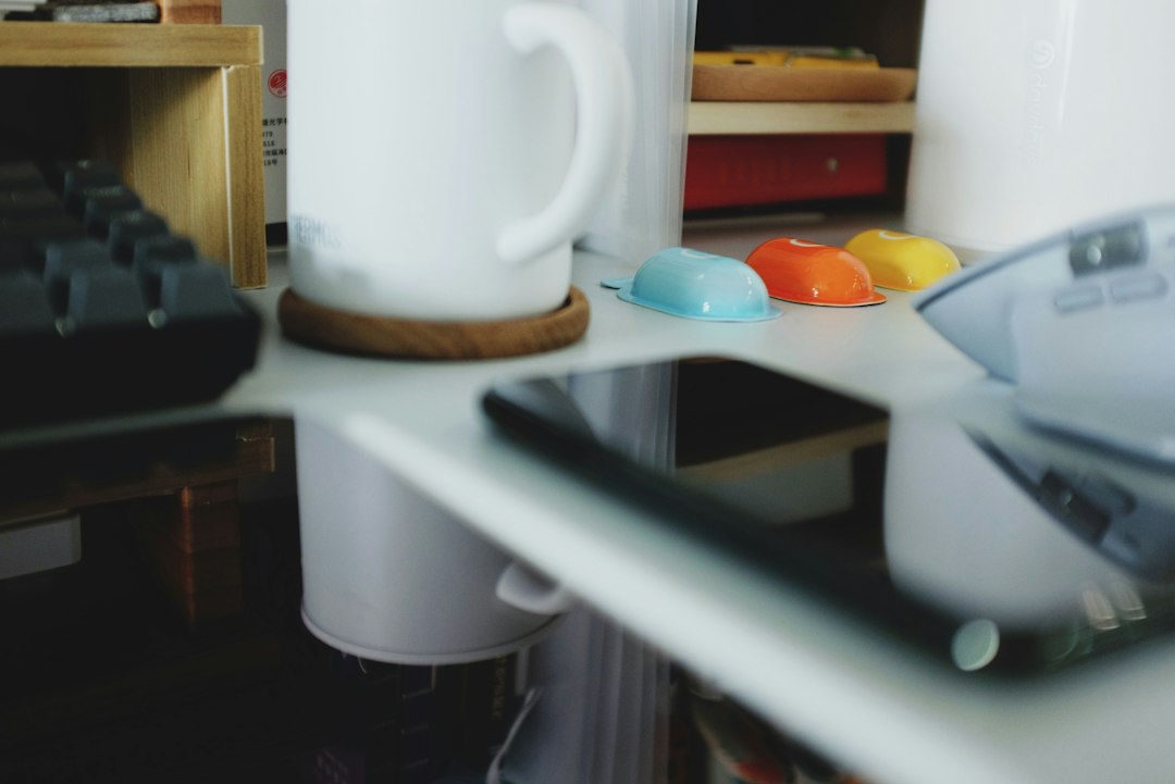 kitchen gadgets flatlay