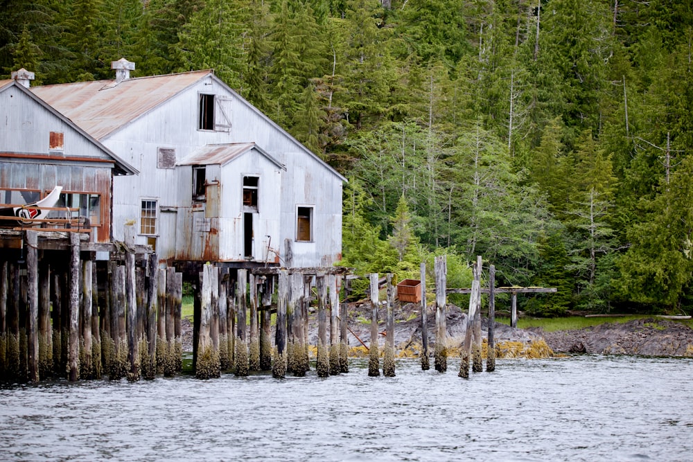 a house on a dock