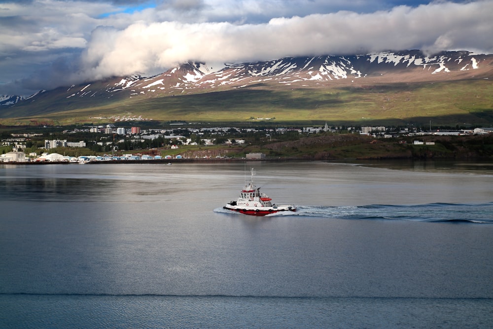 a boat on the water