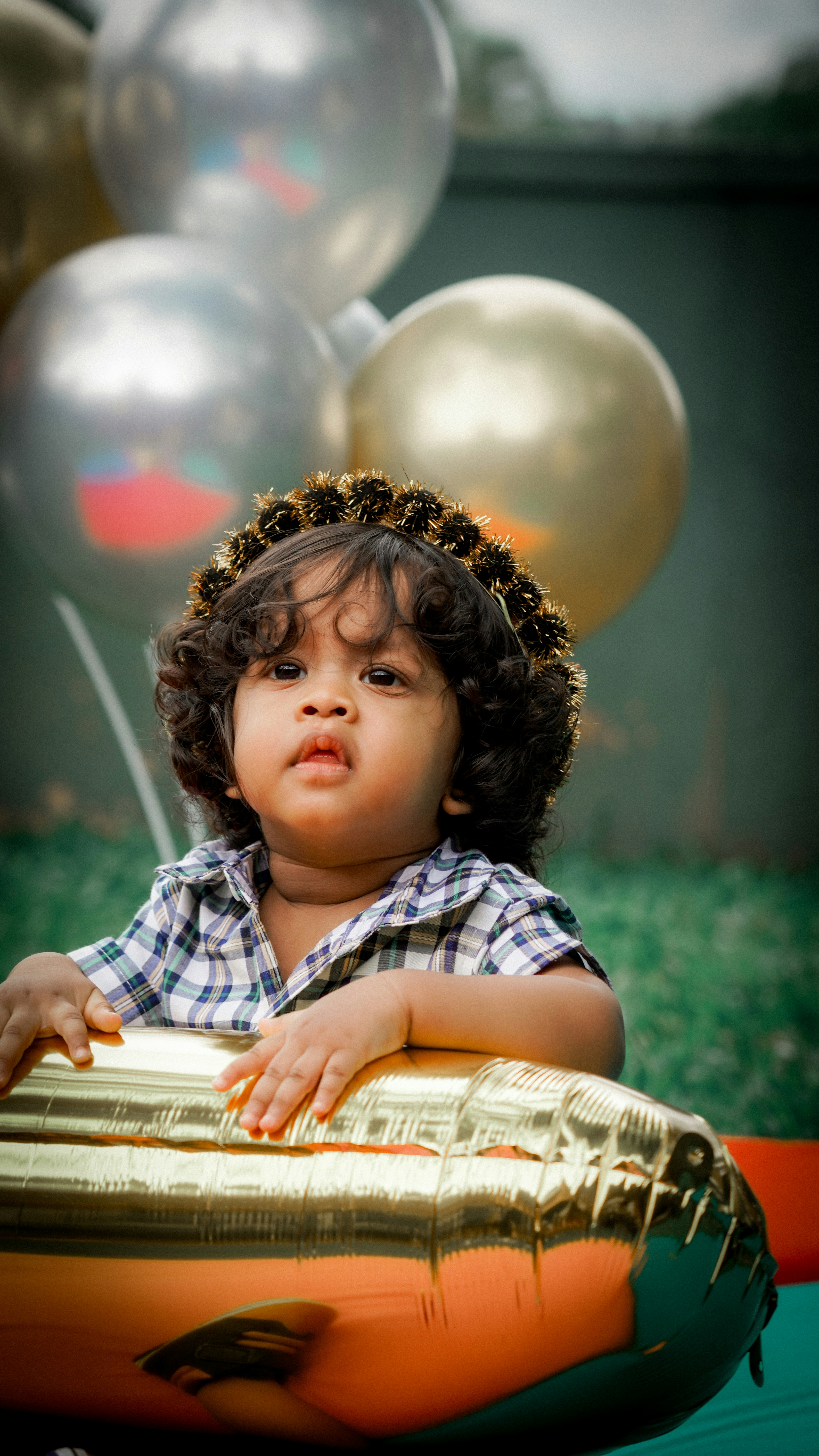 a baby in a plastic tub