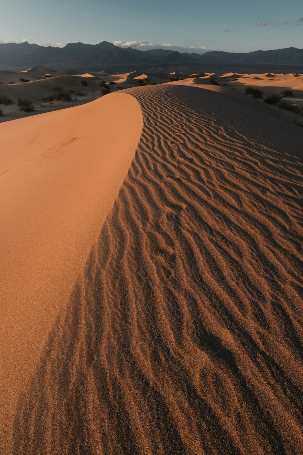 a large sand dune